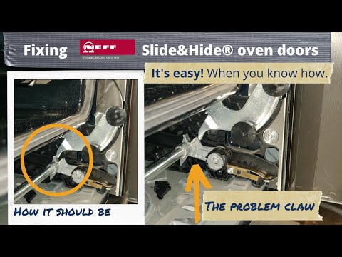 Neff Slide and Hide - fixing the oven door hinge