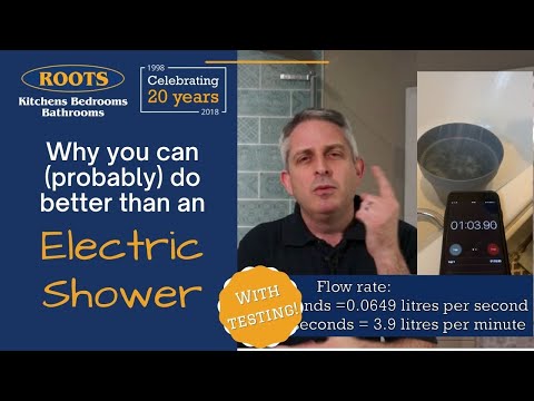 Why you can (probably) do better than an electric shower